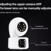 LBYE Dual Camera Night Vision HD Surveillance Camera