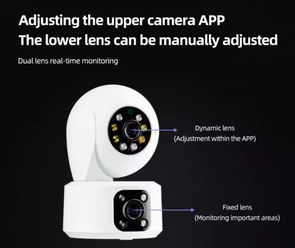 LBYE Dual Camera Night Vision HD Surveillance Camera