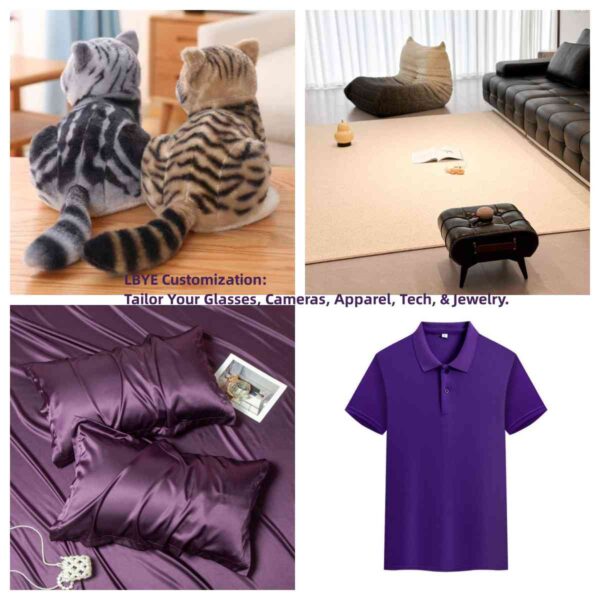 LBYE customization 100% Cotton T shirts and polo shirts, sweaters, hoodies，trousers and others. EXW, DDP