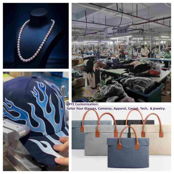 LBYE customization 100% Cotton T shirts and polo shirts, sweaters, hoodies，trousers and others. EXW, DDP