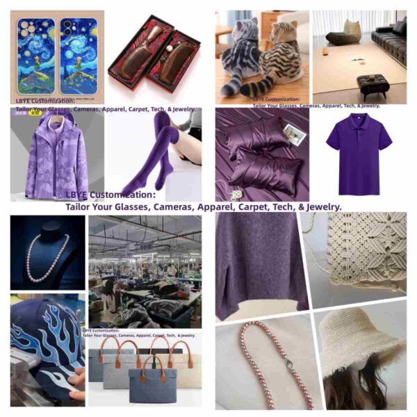 LBYE customization 100% Cotton T shirts and polo shirts, sweaters, hoodies，trousers and others. EXW, DDP