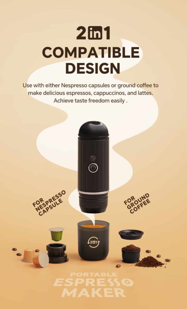 LBYE Portable Espresso Machine Compact Coffee Maker