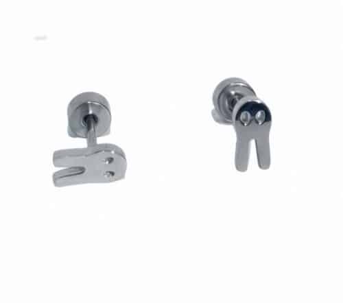 24 LBYE Hypoallergenic Medical Titanium Steel Earrings shaped titanium steel earrings as picture shows 12pcs