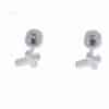 LBYE Hypoallergenic Medical Titanium Steel Earrings shaped titanium steel earrings as picture shows 12pcs