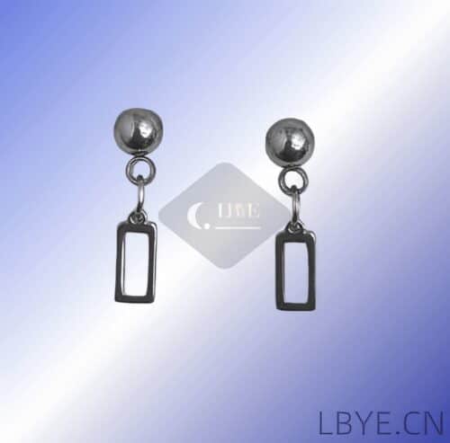 LBYE jew 4 LBYE Hypoallergenic Medical Titanium Steel Earrings as picture shows 12pcs