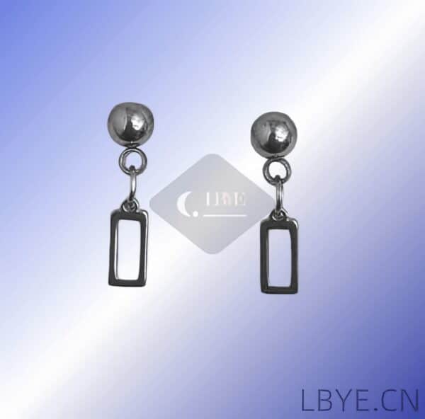 LBYE Hypoallergenic Medical Titanium Steel Earrings as picture shows 12pcs