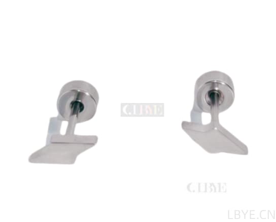 LBYE anti-allergy medical titanium steel ear4 LBYE Hypoallergenic Medical Titanium Steel Earrings shaped titanium steel earrings as picture shows 12pcs