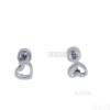LBYE Hypoallergenic Medical Titanium Steel Earrings HEART-shaped titanium steel earrings as picture shows 12pcs
