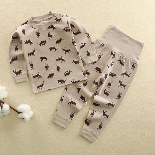 LBYE 100% Cotton Infant Clothing Set - Soft Breathable Baby Pajamas with Seamless Design, Class A Safe Newborn Outfit for Boys & Girls, Easy Snap Closure, Machine Washable, Multiple Colors