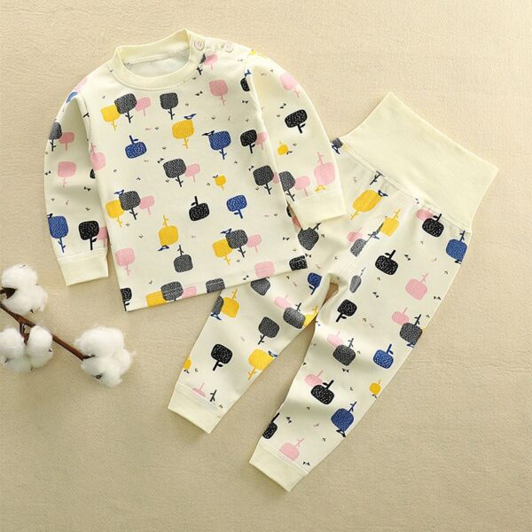 LBYE 100% Cotton Infant Clothing Set - Soft Breathable Baby Pajamas with Seamless Design, Class A Safe Newborn Outfit for Boys & Girls, Easy Snap Closure, Machine Washable, Multiple Colors