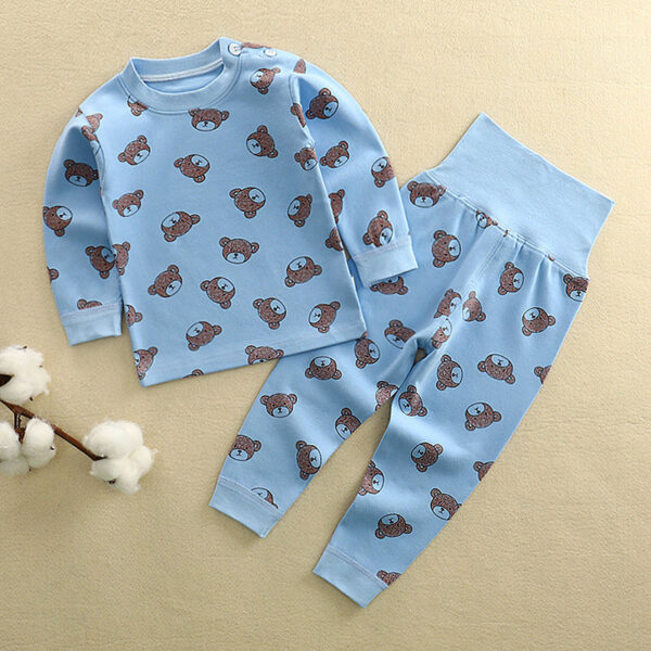 LBYE 100% Cotton Infant Clothing Set - Soft Breathable Baby Pajamas with Seamless Design, Class A Safe Newborn Outfit for Boys & Girls, Easy Snap Closure, Machine Washable, Multiple Colors