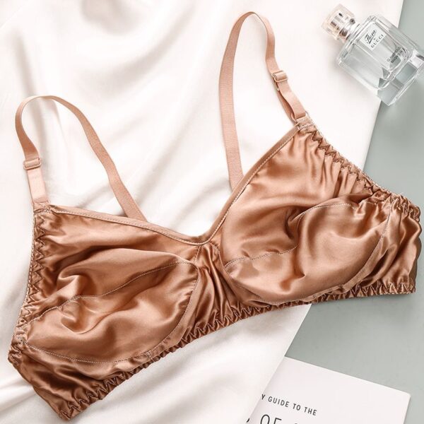 LBYE 100% Mulberry Silk Bra for Women