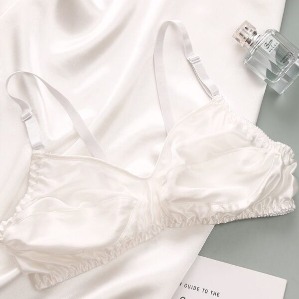 LBYE 100% Mulberry Silk Bra for Women