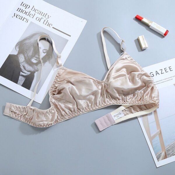 LBYE 100% Mulberry Silk Bra for Women