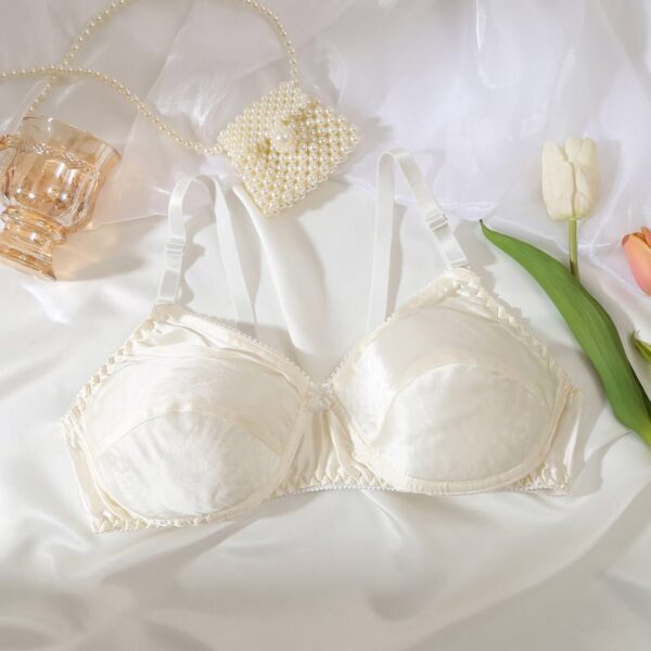 LBYE 100% Mulberry Silk Bra for Women