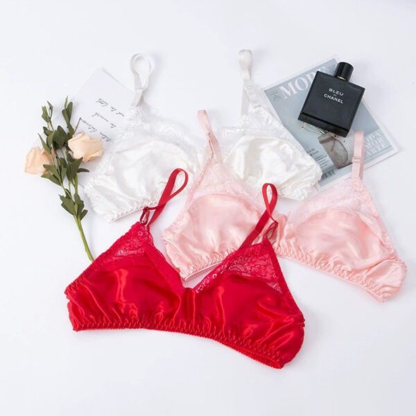 LBYE 100% Mulberry Silk Bra for Women