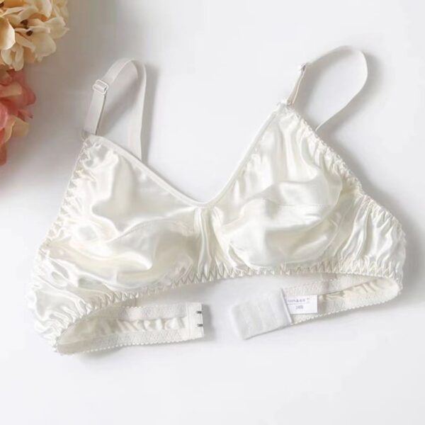 LBYE 100% Mulberry Silk Bra for Women