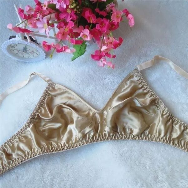 LBYE 100% Mulberry Silk Bra for Women