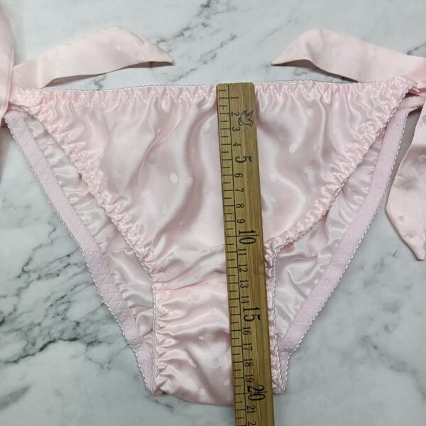 LBYE 100% Mulberry Silk ribbon panties