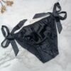 LBYE 100% Mulberry Silk ribbon panties
