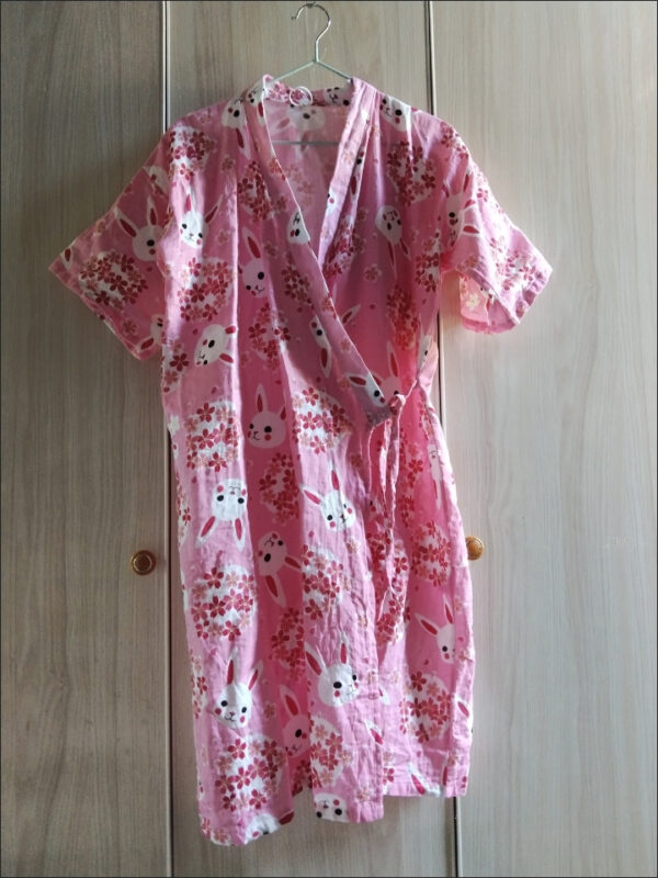 LBYE 100% Cotton Yarn Bathrobe