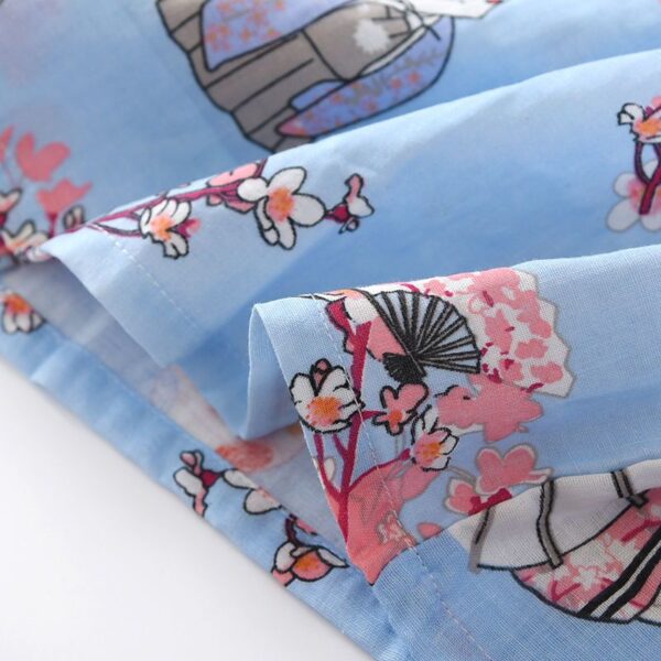 LBYE 100% Cotton Yarn Bathrobe