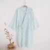 LBYE 100% Cotton Yarn Bathrobe