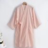 LBYE 100% Cotton Yarn Bathrobe