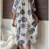 LBYE100% Cotton Yarn Dress pajamas