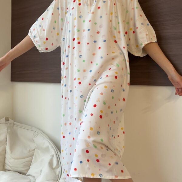 LBYE100% Cotton Yarn Dress pajamas