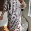 LBYE100% Cotton Yarn Dress pajamas