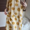 LBYE100% Cotton Yarn Dress pajamas