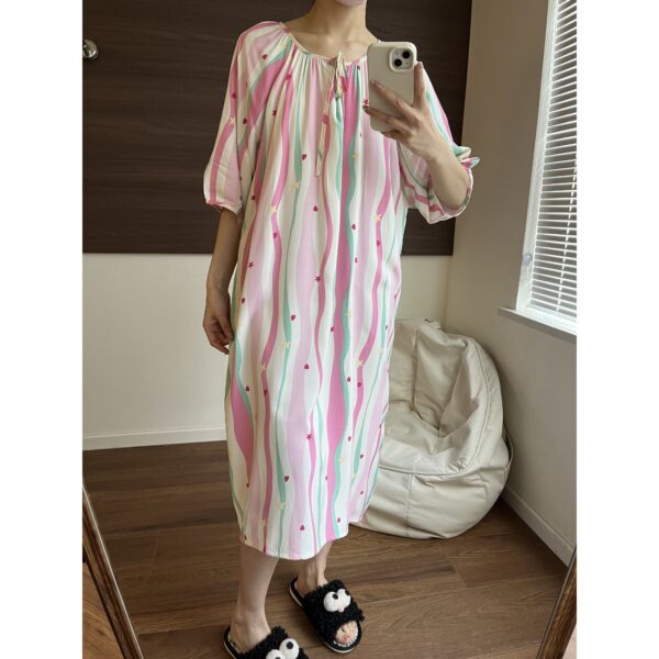 LBYE100% Cotton Yarn Dress pajamas