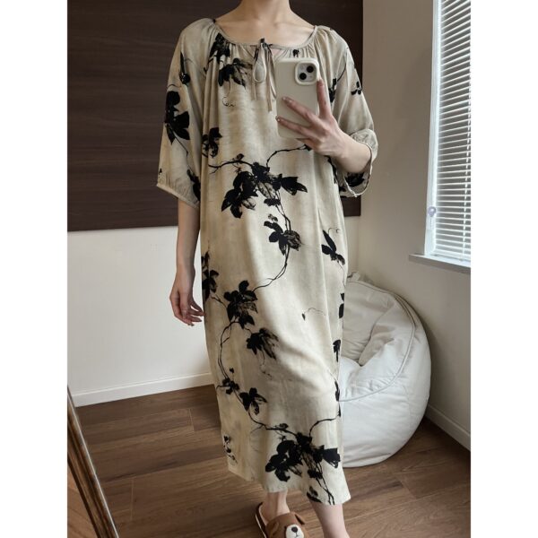 LBYE100% Cotton Yarn Dress pajamas
