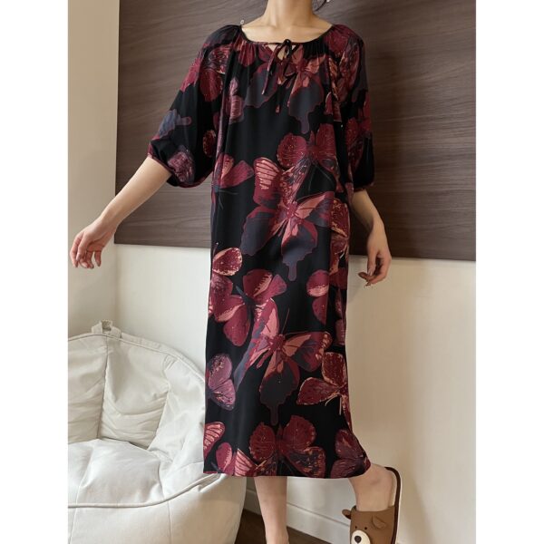 LBYE100% Cotton Yarn Dress pajamas