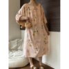 LBYE100% Cotton Yarn Dress pajamas