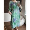LBYE100% Cotton Yarn Dress pajamas