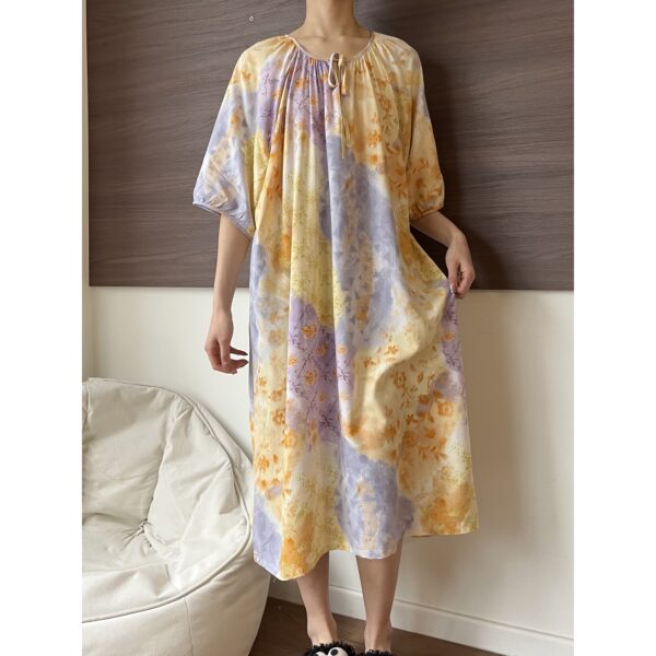 LBYE100% Cotton Yarn Dress pajamas