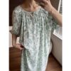 LBYE100% Cotton Yarn Dress pajamas