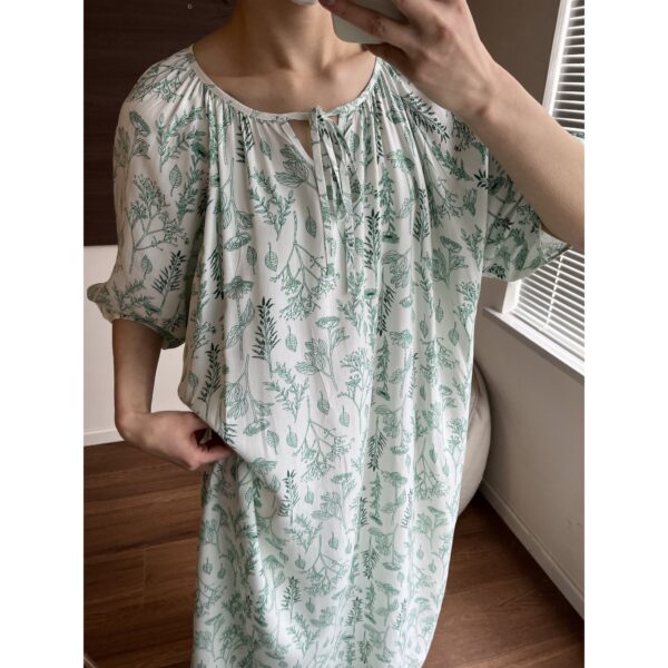 LBYE100% Cotton Yarn Dress pajamas