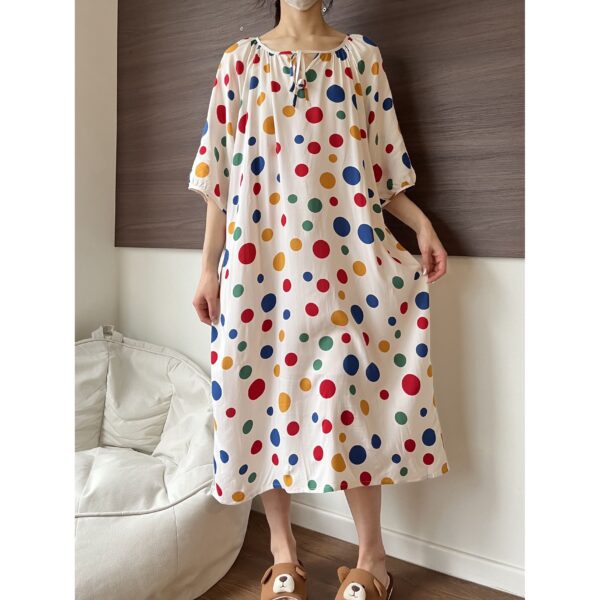 LBYE100% Cotton Yarn Dress pajamas