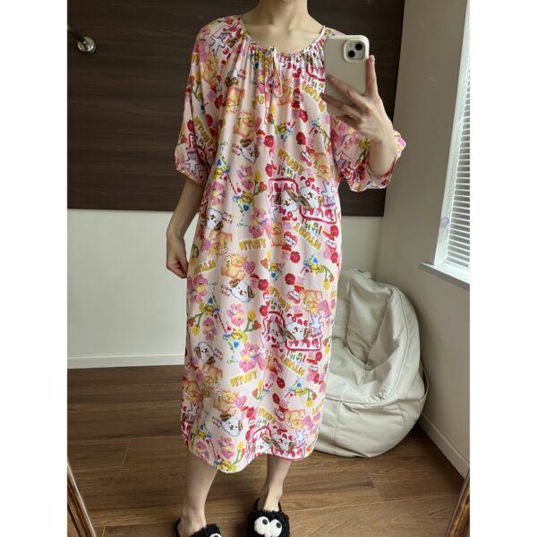 LBYE100% Cotton Yarn Dress pajamas