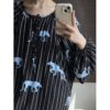 LBYE100% Cotton Yarn Dress pajamas