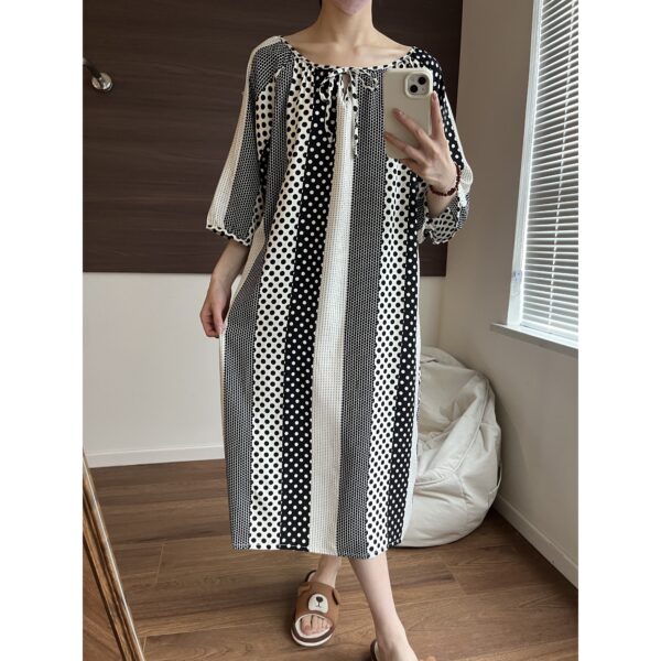 LBYE100% Cotton Yarn Dress pajamas