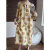 LBYE100% Cotton Yarn Dress pajamas