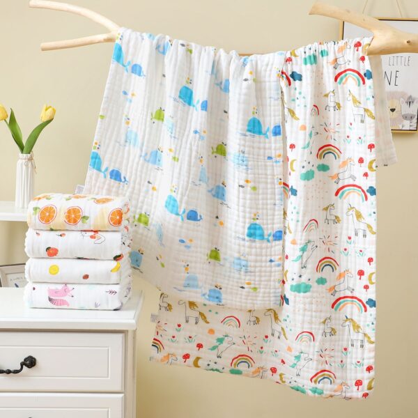 LBYE 100% Cotton Double Gauze Blanket