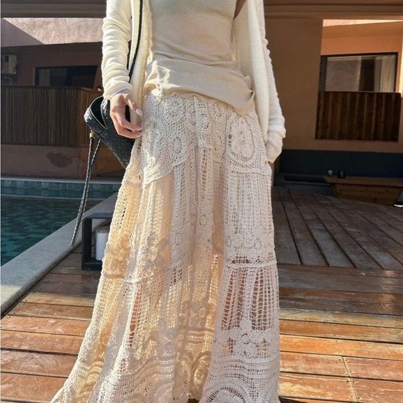 LBYE knit long skirt