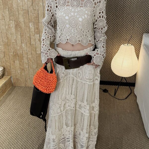 LBYE knit long skirt