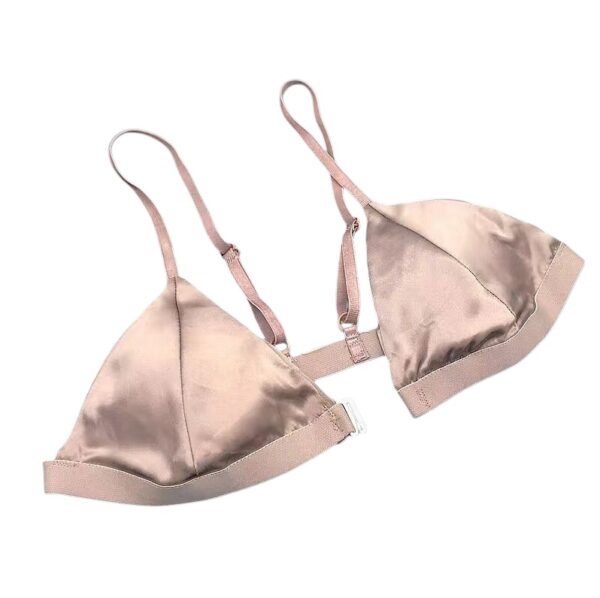 LBYE 100% Mulberry Silk Triangle Bra