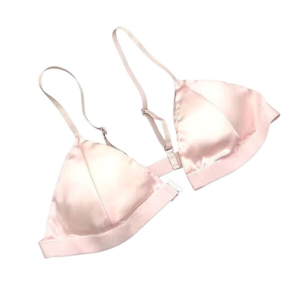 LBYE 100% Mulberry Silk Triangle Bra